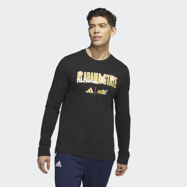 Black Hornets Long Sleeve Tee Adidas