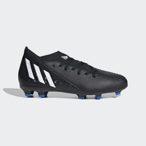 Black Predator Edge.3 Firm Ground Cleats Adidas