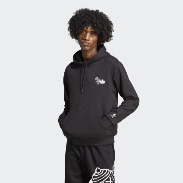 Graphics Hack the Elite Hoodie Black Adidas