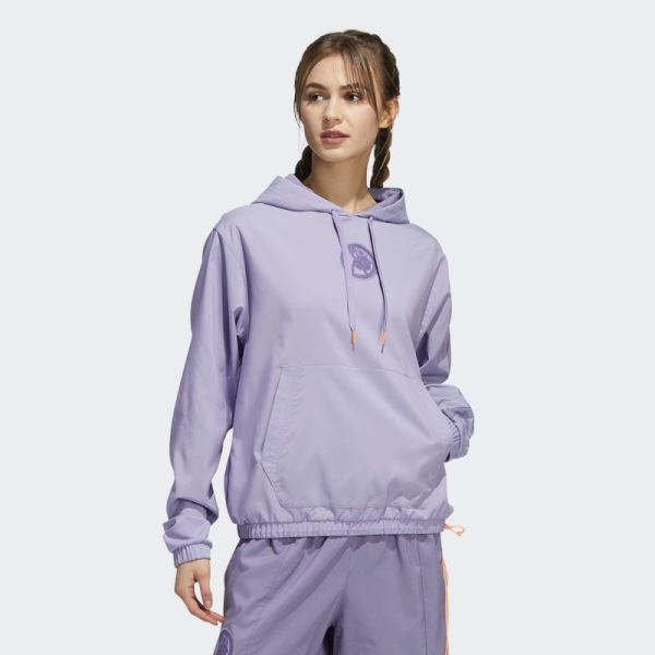 Adidas Hoop York City Hoodie Lilac