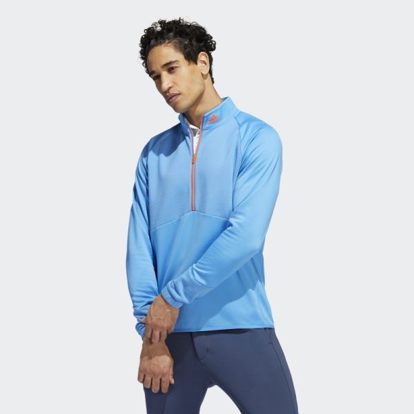 Blue Adidas COLD.RDY 1/4-Zip Pullover