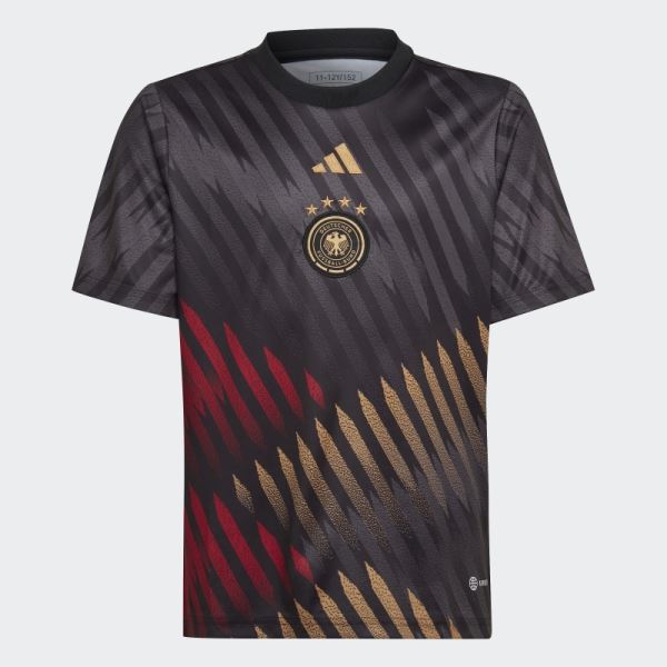 Black Germany 22 Pre-Match Jersey Adidas