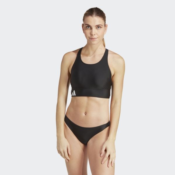 Black Adidas Branded Beach Bikini