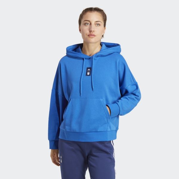 Italy Hoodie Adidas Blue