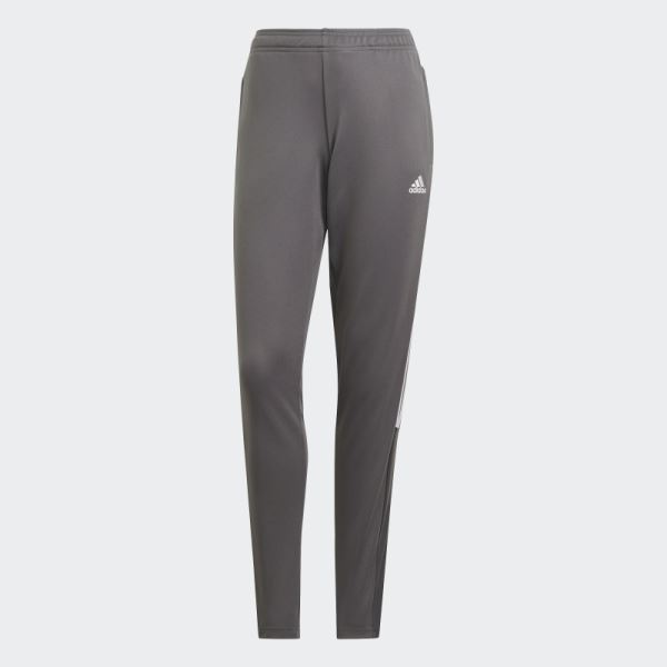 Adidas Grey Tiro 21 Track Pants