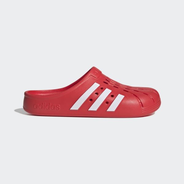 Adidas Red Adilette Clogs