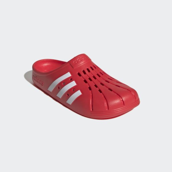 Adidas Red Adilette Clogs