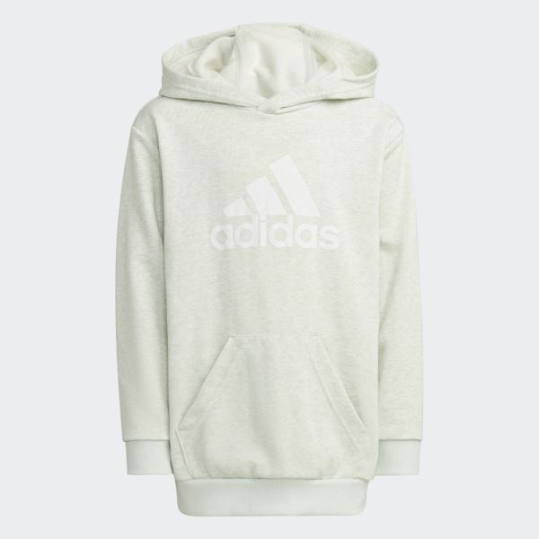 Green Mel Adidas Future Icons Badge of Sport Hooded Sweatshirt