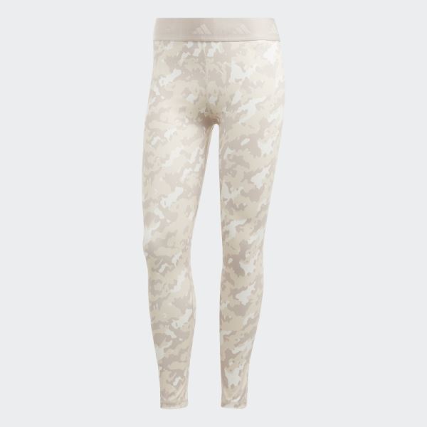 Adidas Techfit Camo 7/8 Leggings Sand