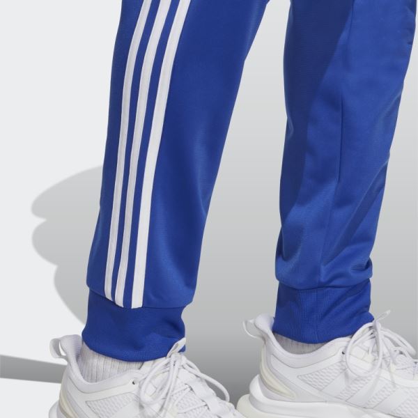 Blue Adidas Basic 3-Stripes Tricot Tracksuit