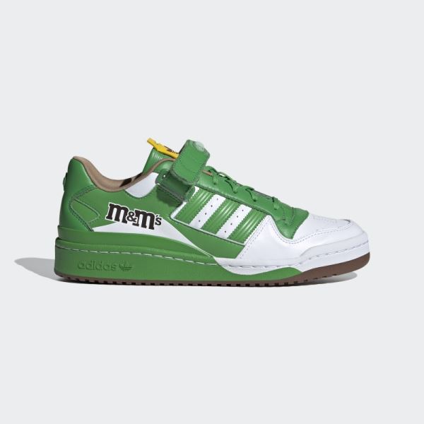 Green Adidas M&M'S Brand Forum Low 84 Shoes