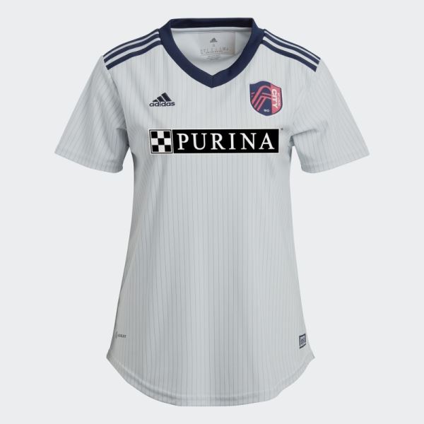 Grey St. Louis CITY SC 23 Away Jersey Adidas