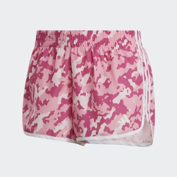 Marathon 20 Camo Running Shorts Adidas Pink