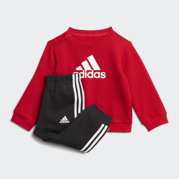 Adidas Scarlet Badge of Sport Jogger Set