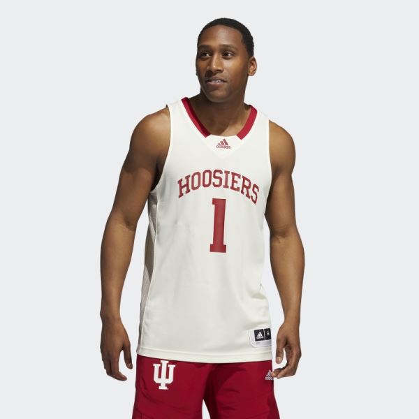 White Hoosiers NCAA Swingman Jersey Adidas