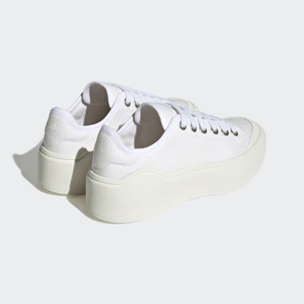 White Adidas by Stella McCartney Court Shoes Hot