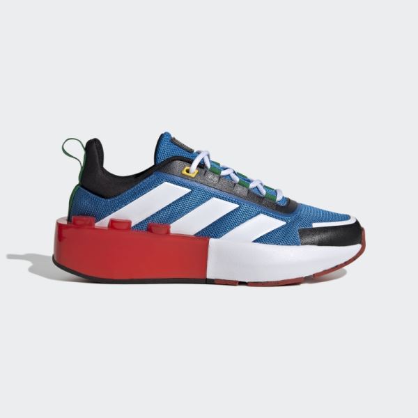 Shock Blue Adidas x LEGO Tech RNR Lace-Up Shoes Hot