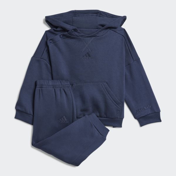 Fleece Track Suit Navy Adidas