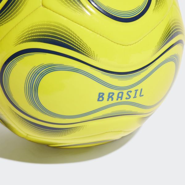 Yellow Adidas Brazil Club Ball