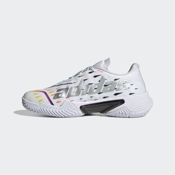 Adidas Barricade Tennis Shoes Silver