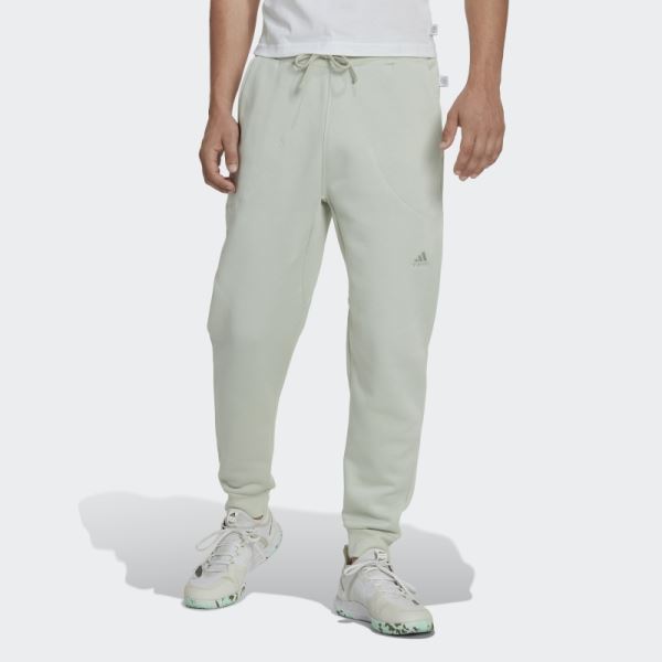 Adidas Studio Lounge Fleece Pants Green