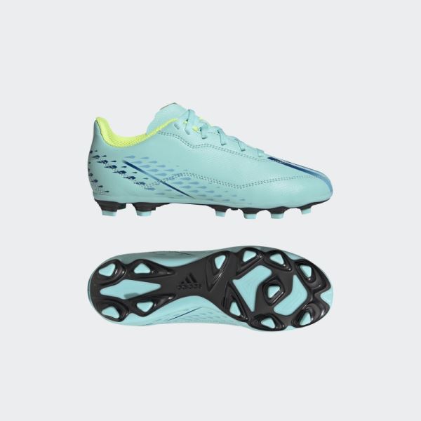 Adidas X Speedportal.4 Flexible Ground Cleats Aqua