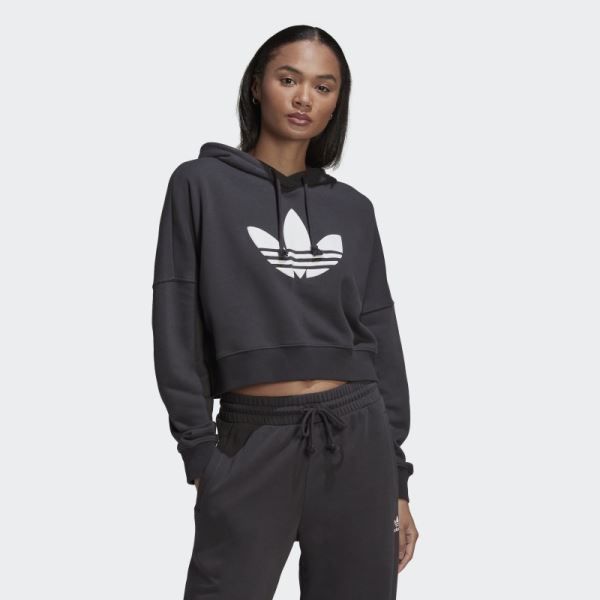 Cropped Hoodie Carbon Adidas