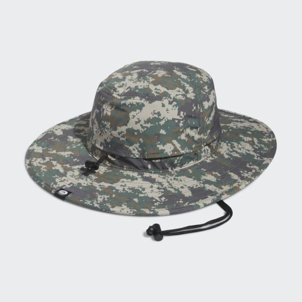 Wide-Brim Golf Sun Hat Digital Camo Adidas