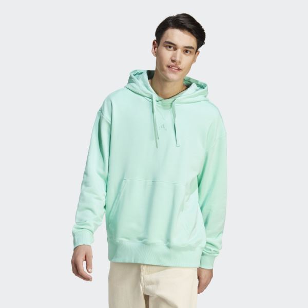 ALL SZN French Terry Hoodie Green Adidas