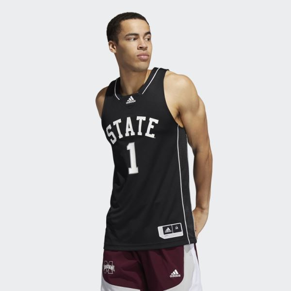 Bulldogs NCAA Swingman Jersey Adidas Black