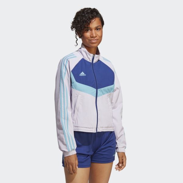 Fashion Tiro Woven Jacket Silver Dawn Adidas