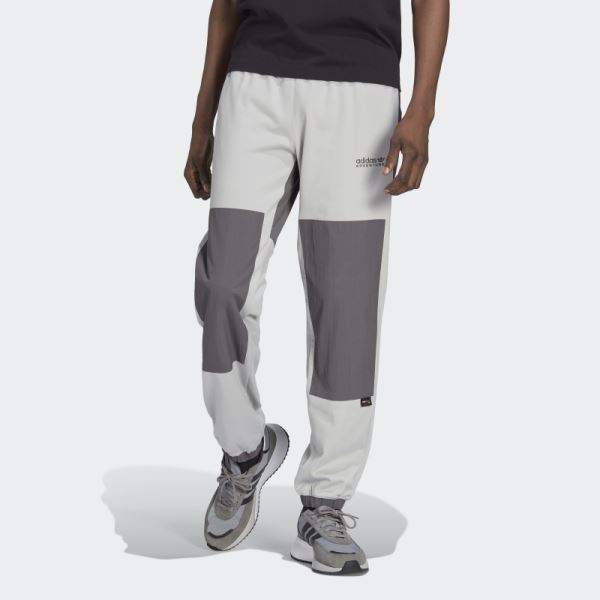 Adidas Adventure Winter Fabric Mix Track Pants Grey Hot