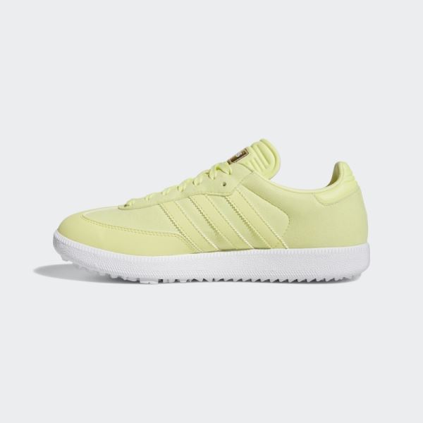 Special Edition Samba Spikeless Golf Shoes Yellow Adidas