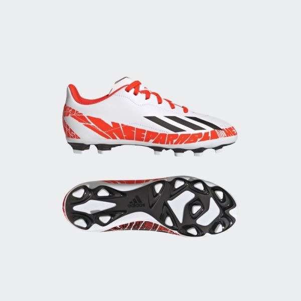 Adidas White X Speedportal Messi.4 Flexible Ground Cleats