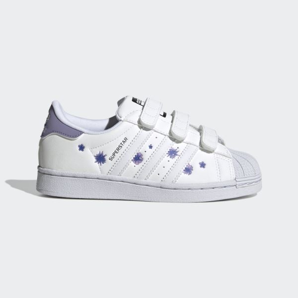 Lilac Adidas Superstar Shoes