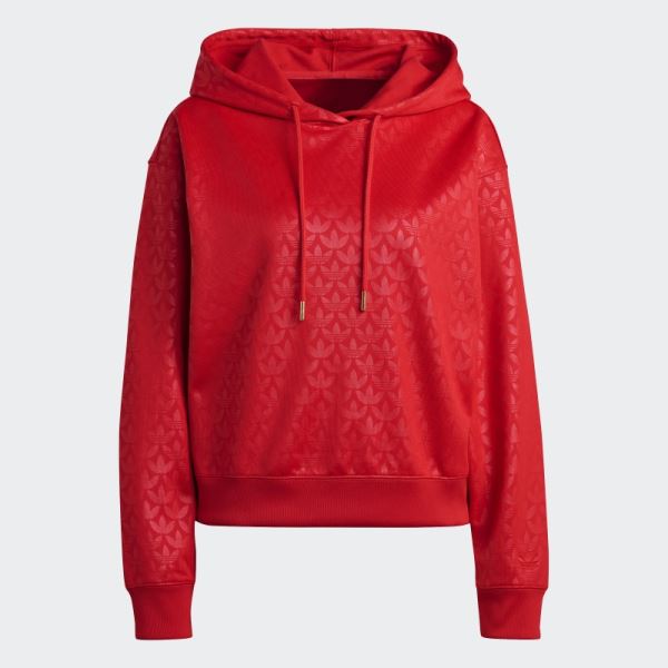 Adidas Scarlet Logo Hoodie Fashion