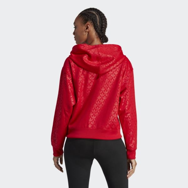 Adidas Scarlet Logo Hoodie