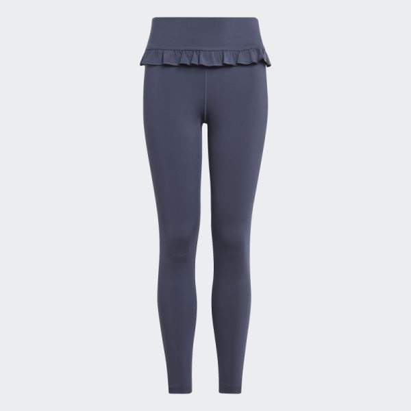 Adidas Navy Yoga AEROREADY High-Rise 7/8 Leggings