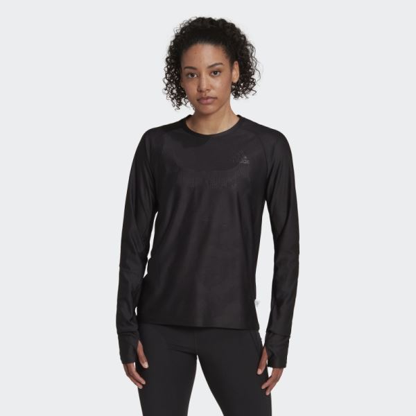 Adidas Made To Be Remade Running Long Sleeve Tee Black