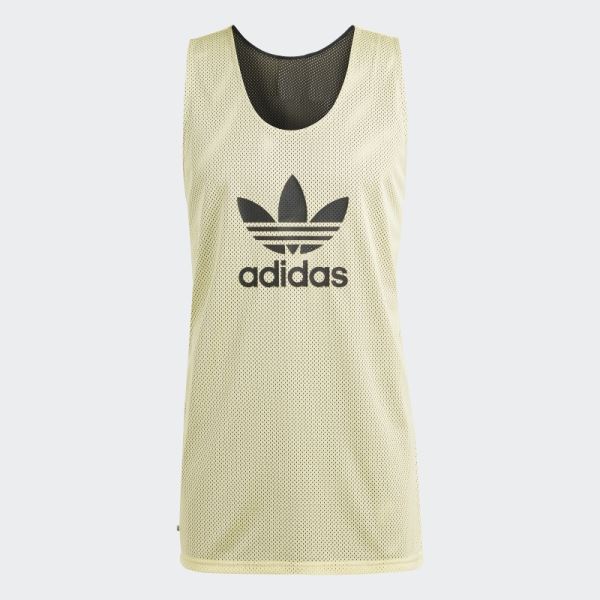 Yellow Adicolor Classics Basketball Trefoil Jersey Adidas