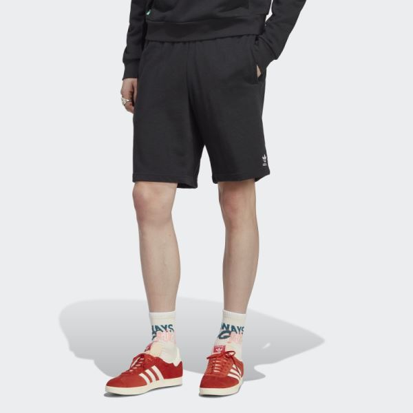 Black Essentials+ Made With Hemp Shorts Adidas