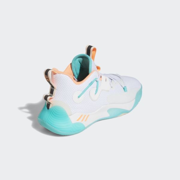 White Adidas Harden Stepback 3 Shoes