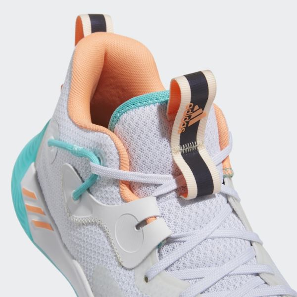 White Adidas Harden Stepback 3 Shoes