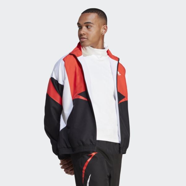 Black Colorblock Track Jacket Adidas