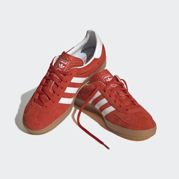 Adidas Bold Orange Gazelle Indoor Shoes