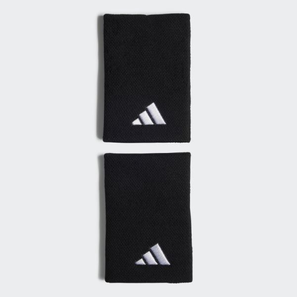 Black Tennis Wristband Large Adidas