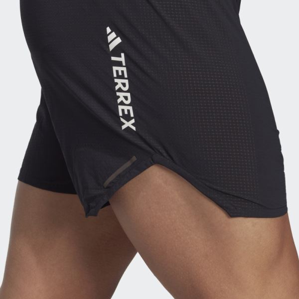 Terrex Agravic Pro Trail Running Shorts Black Adidas