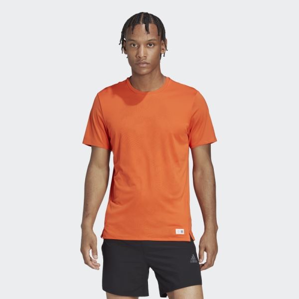 Made to Be Remade Running Tee Adidas Orange