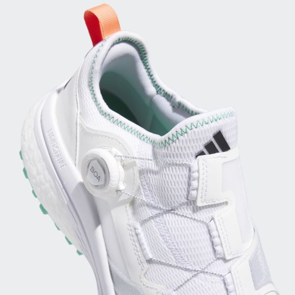 White Solarmotion BOA Golf Shoes Adidas