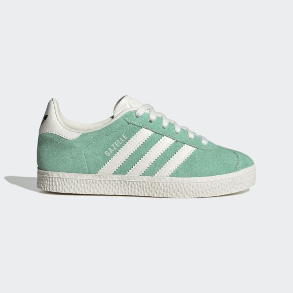 Adidas Gazelle Green/White/Black Shoes